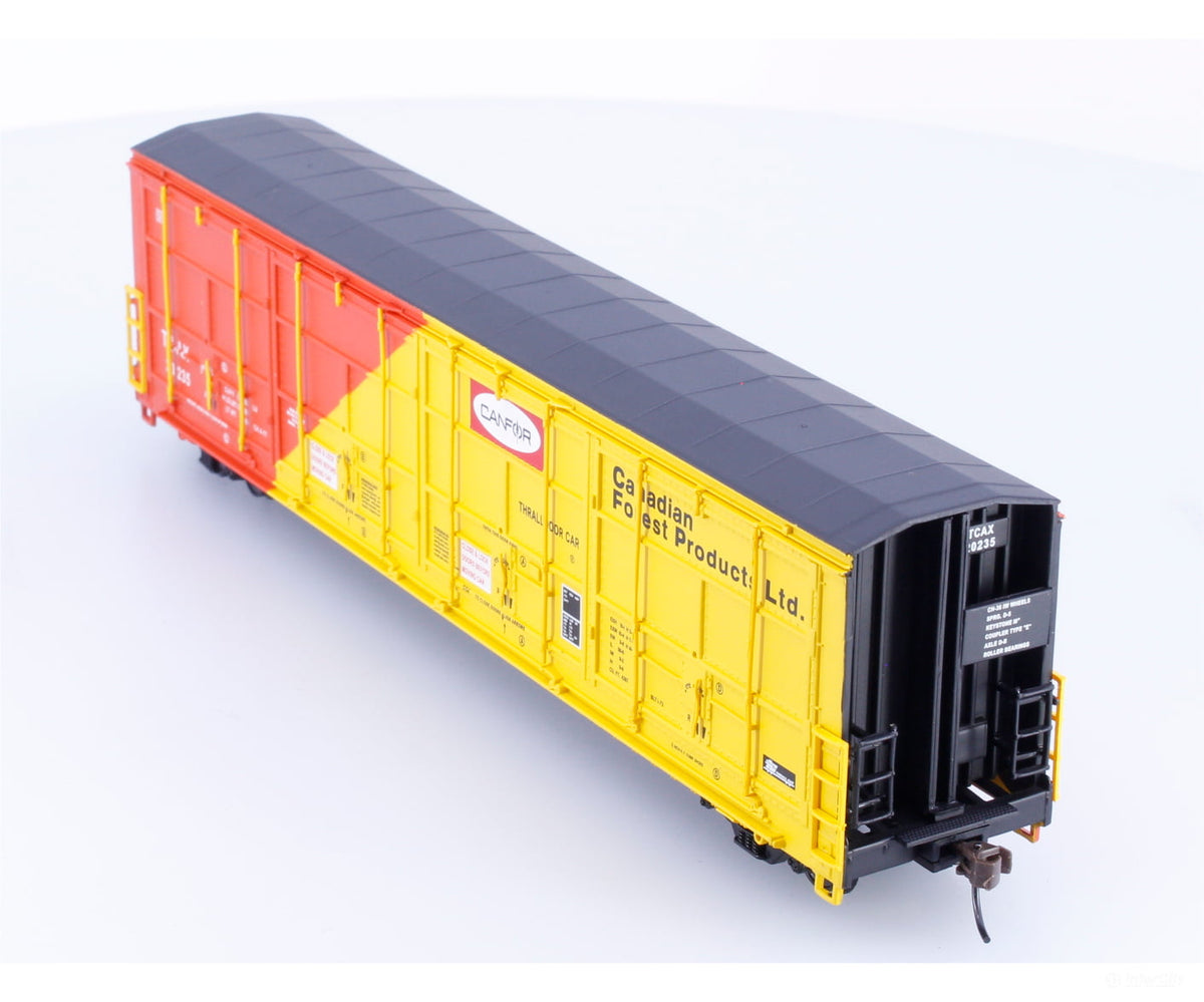 Walthers 932-7023 HO Thrall Door Box Car Canfor (TCAX) 20235 - Freight Cars