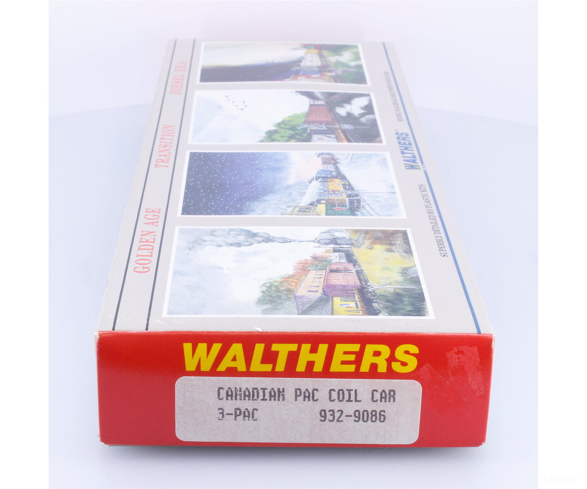 Walthers 932-9086 HO Coil Car Kit 3 Pack Canadian Pacific (CP) - Freight Cars