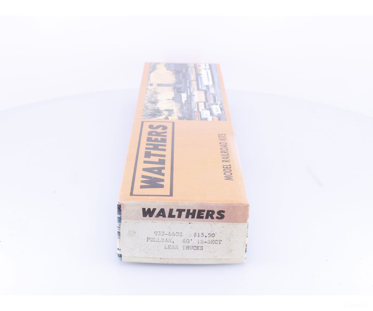 Walthers 933-6602 HO 80’ Pullman 12 Section Passenger Coach Kit Undecorated - Passenger Cars