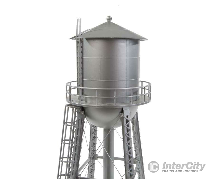 Walthers Cornerstone 2826 City Water Tower - Built-Ups -- Assembled Silver 3-3/4 X 11’ 9.3 27.5Cm