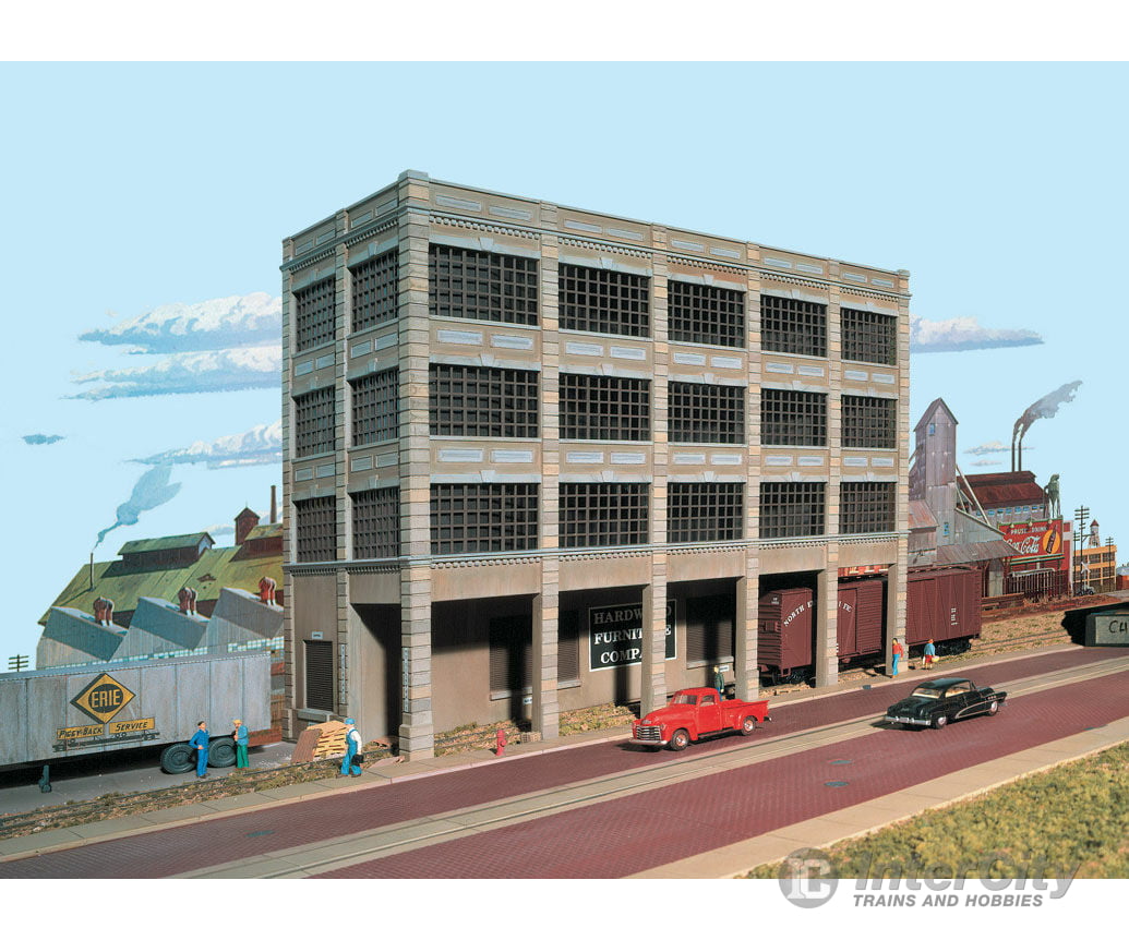 Walthers Cornerstone 3164 Heritage Furniture Background Building -- Kit - Back Wall 11-3/8 X 4-3/4