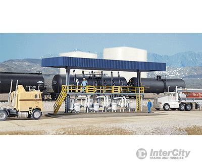 Walthers Cornerstone 3169 Tanker Truck Loading Rack -- Kit - 7 X 3-1/2 3-3/16’ 17.8 8.9 8.1Cm