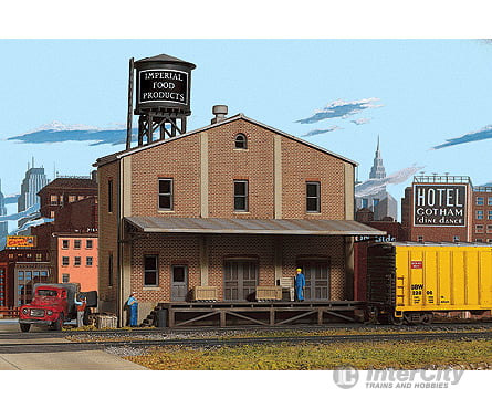 Walthers Cornerstone 3184 Imperial Food Products Background Building -- Kit - 6-1/4 X 3-1/4