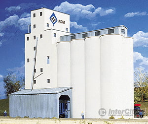 Walthers Cornerstone 3225 Adm(R) Grain Elevator -- Kit - 5-7/8 X 8-7/8 9’ 14.9 22.5 22.8Cm