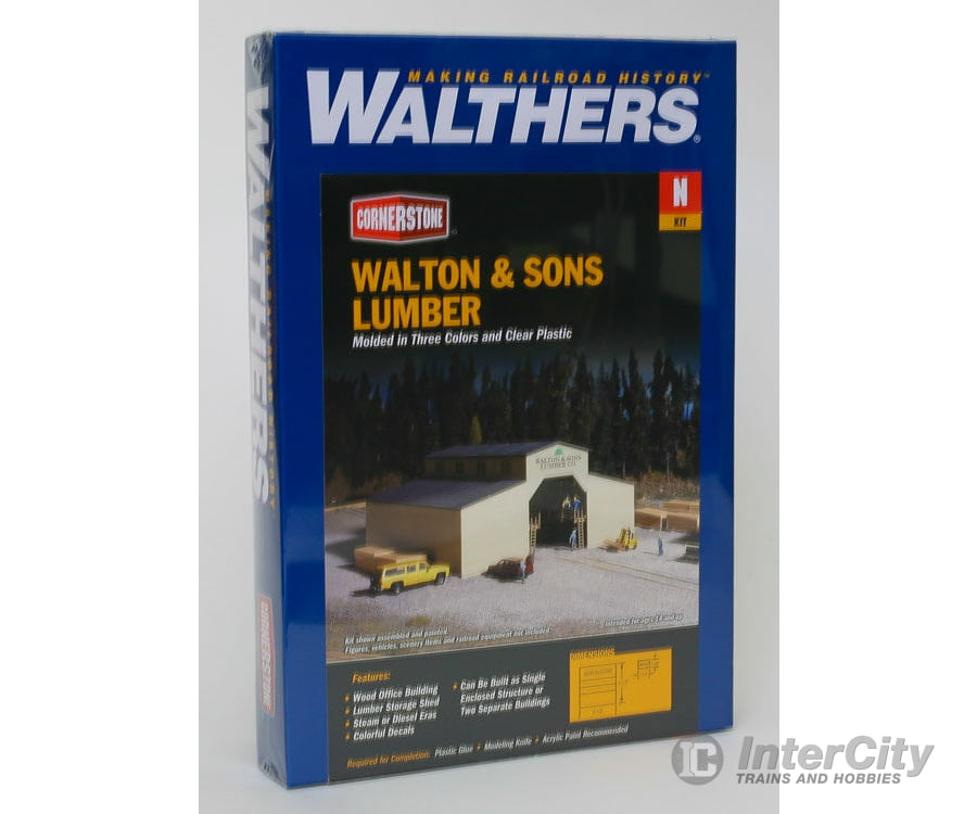 Walthers Cornerstone 3235 Walton & Sons Lumber -- Kit Structures