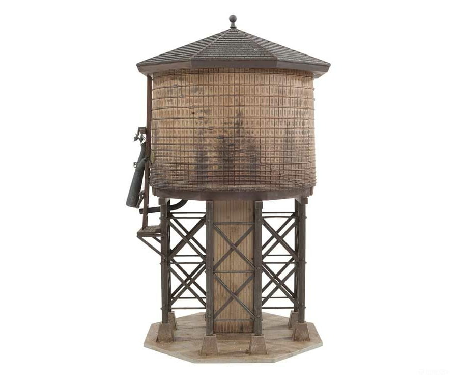 Walthers Cornerstone 3531 Wood Water Tank -- Kit - 3-1/2 X 3-7/8 6-5/8’ 8.7 9.6 16.5Cm Structures