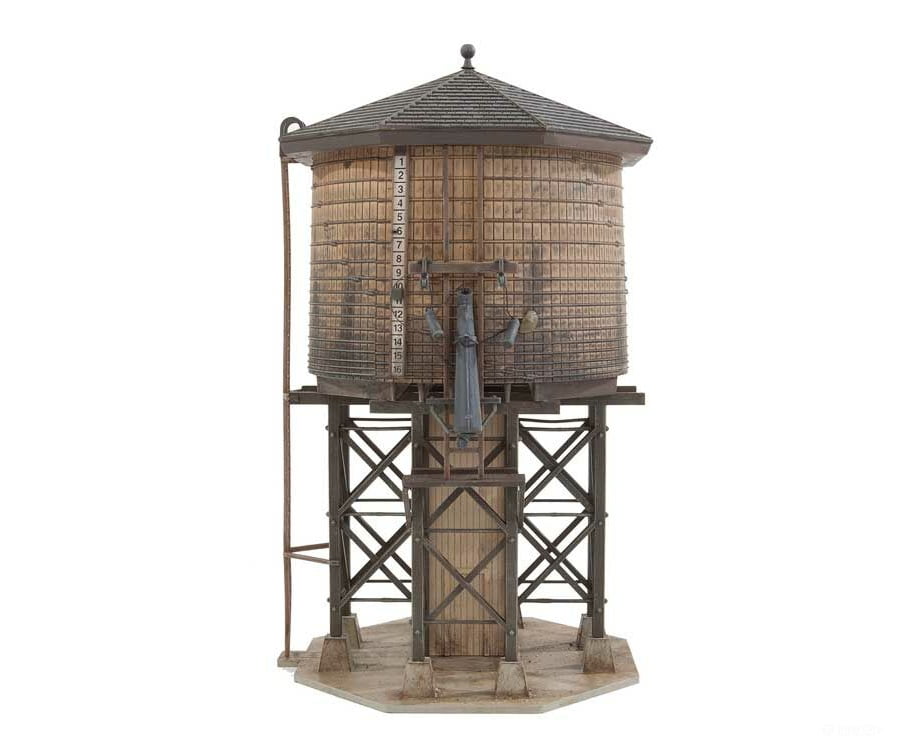 Walthers Cornerstone 3531 Wood Water Tank -- Kit - 3-1/2 X 3-7/8 6-5/8’ 8.7 9.6 16.5Cm Structures