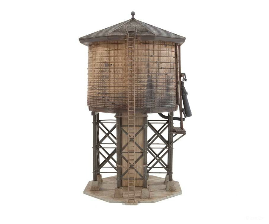Walthers Cornerstone 3531 Wood Water Tank -- Kit - 3-1/2 X 3-7/8 6-5/8’ 8.7 9.6 16.5Cm Structures