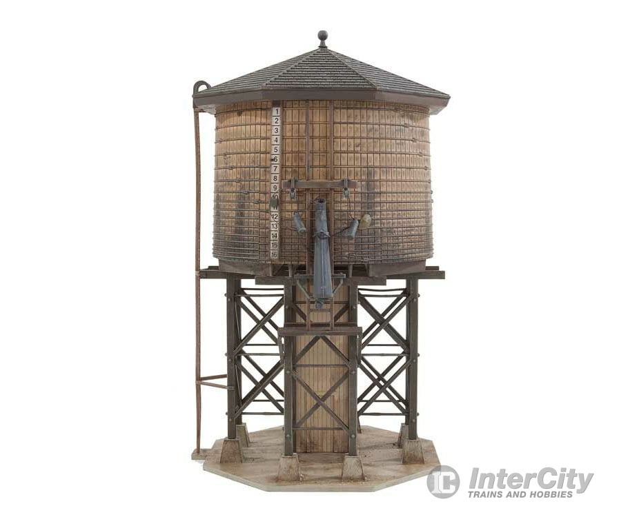 Walthers Cornerstone 3531 Wood Water Tank -- Kit - 3-1/2 X 3-7/8 6-5/8’ 8.7 9.6 16.5Cm Structures