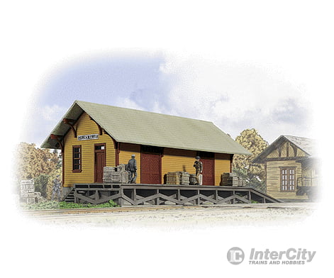 Walthers Cornerstone 3533 Golden Valley Freight House -- Kit - 8-3/8 X 3-3/8 3-1/4’ 20.9 8.4