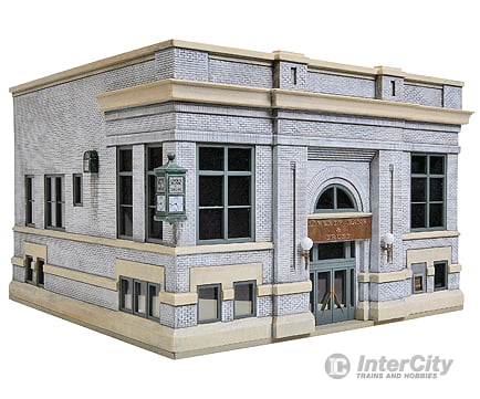 Walthers Cornerstone 3772 Liberty Bank & Trust -- Kit - 6-9/16 X 7-11/16 5’ 24.3 19.5 12.7Cm