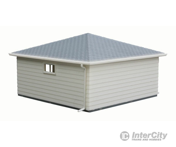 Walthers Cornerstone 3793 Two-Car Garage -- Kit - 3-1/8 X 2’ 7.9 5Cm Over Eaves Structures