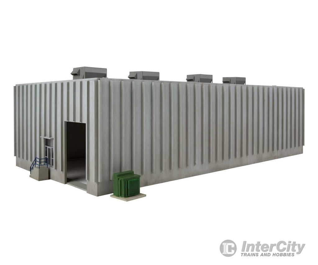 Walthers Cornerstone 4105 Modern Concrete Grocery Warehouse -- Kit - 16-7/8 X 8-11/16 4-1/2’ 42.8
