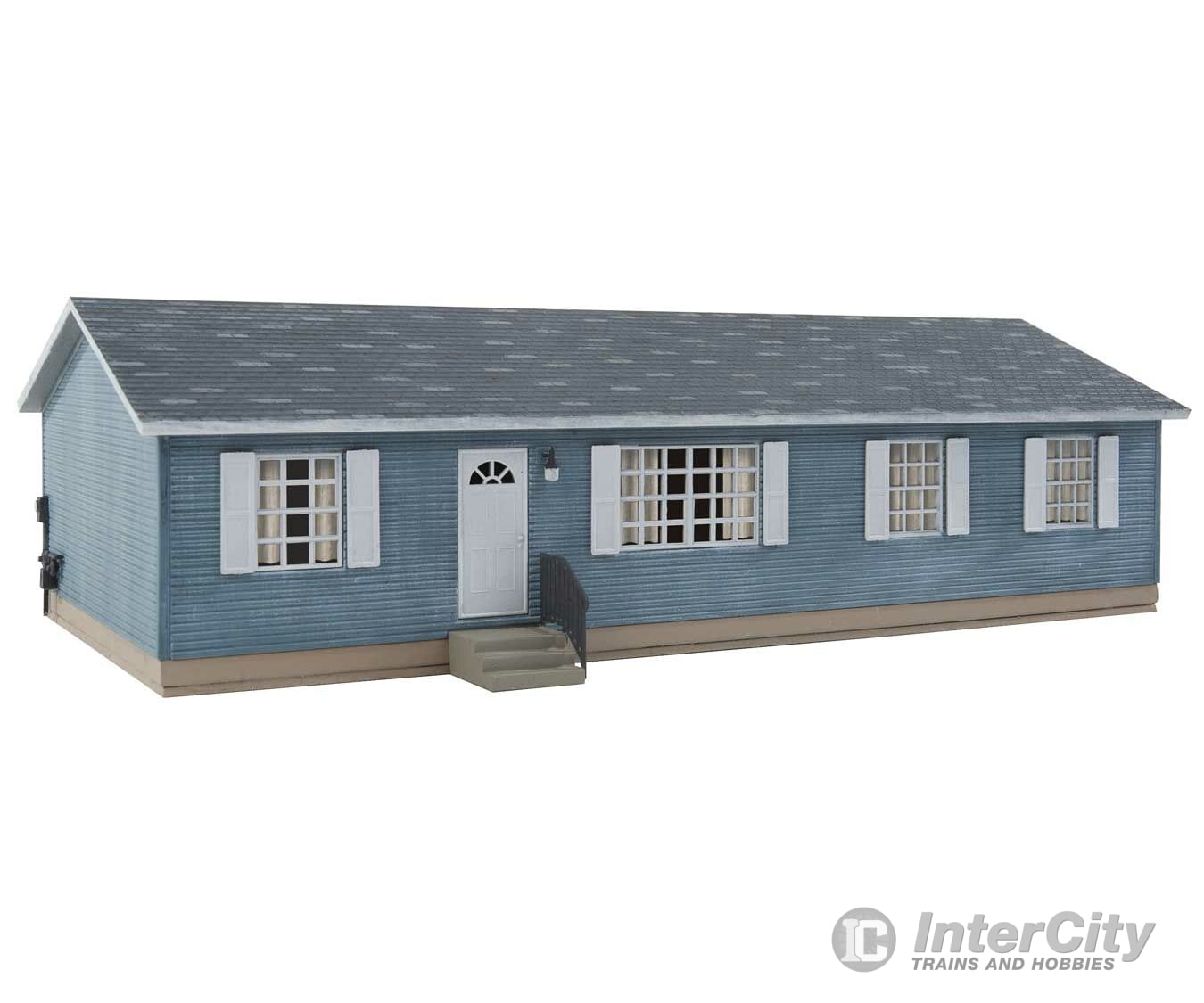 Walthers Cornerstone 4150 Modern Sectional House -- Kit - 6-7/8 X 3-5/16 2’ 17.5 8.4 5.2Cm