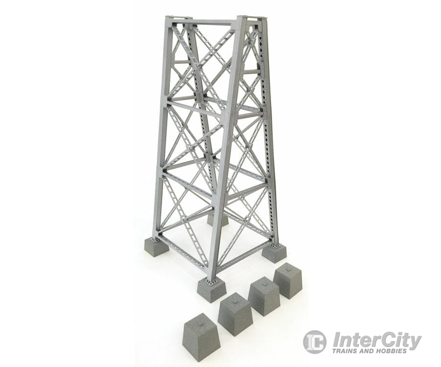 Walthers Cornerstone 4554 Steel Railroad Bridge Tower -- Kit - 4-7/16 X 4-1/2 11’ 11.3 11.4