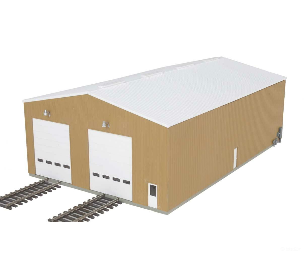 Walthers Cornerstone Ho 2986 Modern Double-Track Engine House -- Kit - 11 X 7 4-1/4 27.9 17.7 10.7Cm