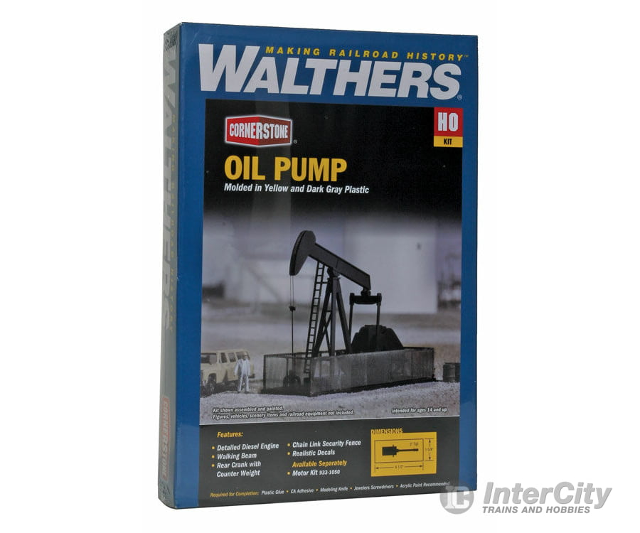 Walthers Cornerstone Ho 3170 Walking Beam-Horse Head Oil Pump -- Kit - 4-1/4 X 1-5/8 3 10.8 4 7.6Cm