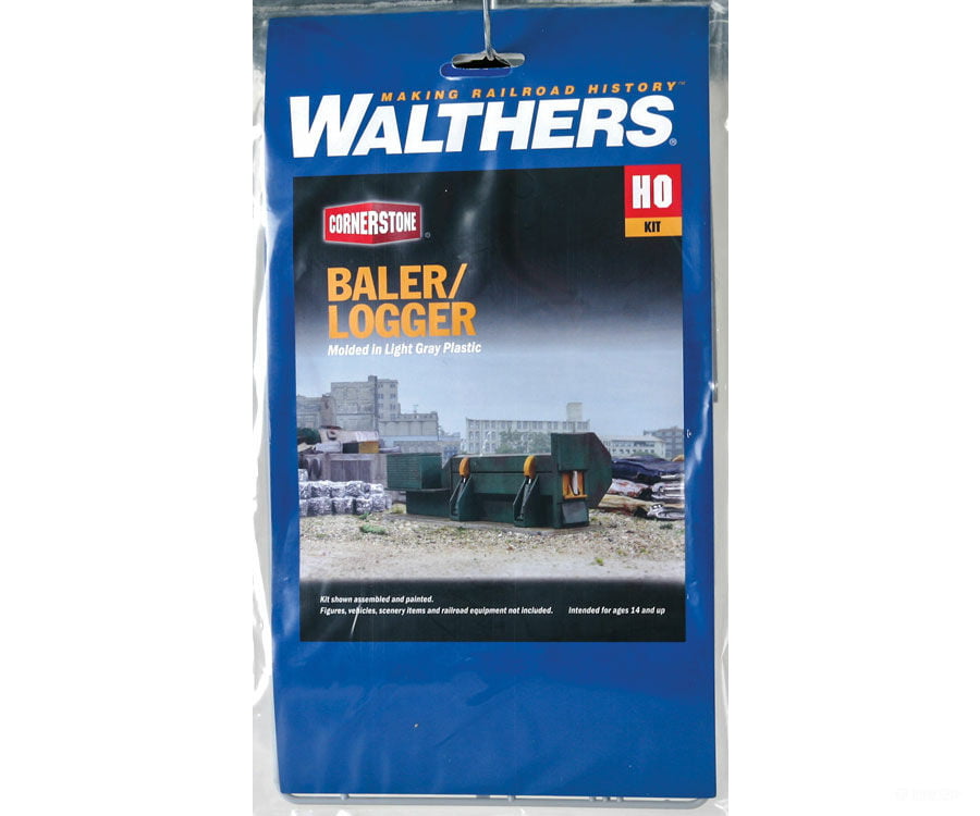 Walthers Cornerstone Ho 3631 Baler-Logger -- Kit - 4-5/8 X 1-3/8 1-1/4 11.7 3.4 3.1Cm Structures