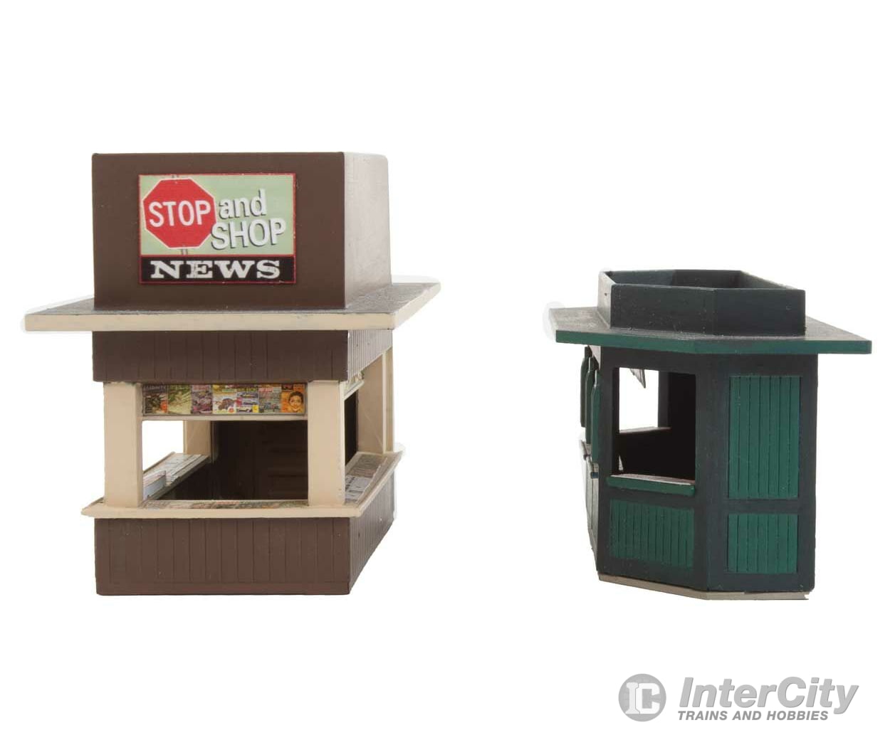 Walthers Cornerstone Ho 3773 Newsstands -- Kit Pkg(2) Structures