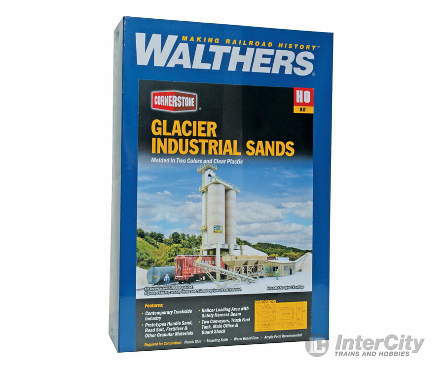 Walthers Cornerstone Ho 4035 Glacier Industrial Sands -- Kit Structures