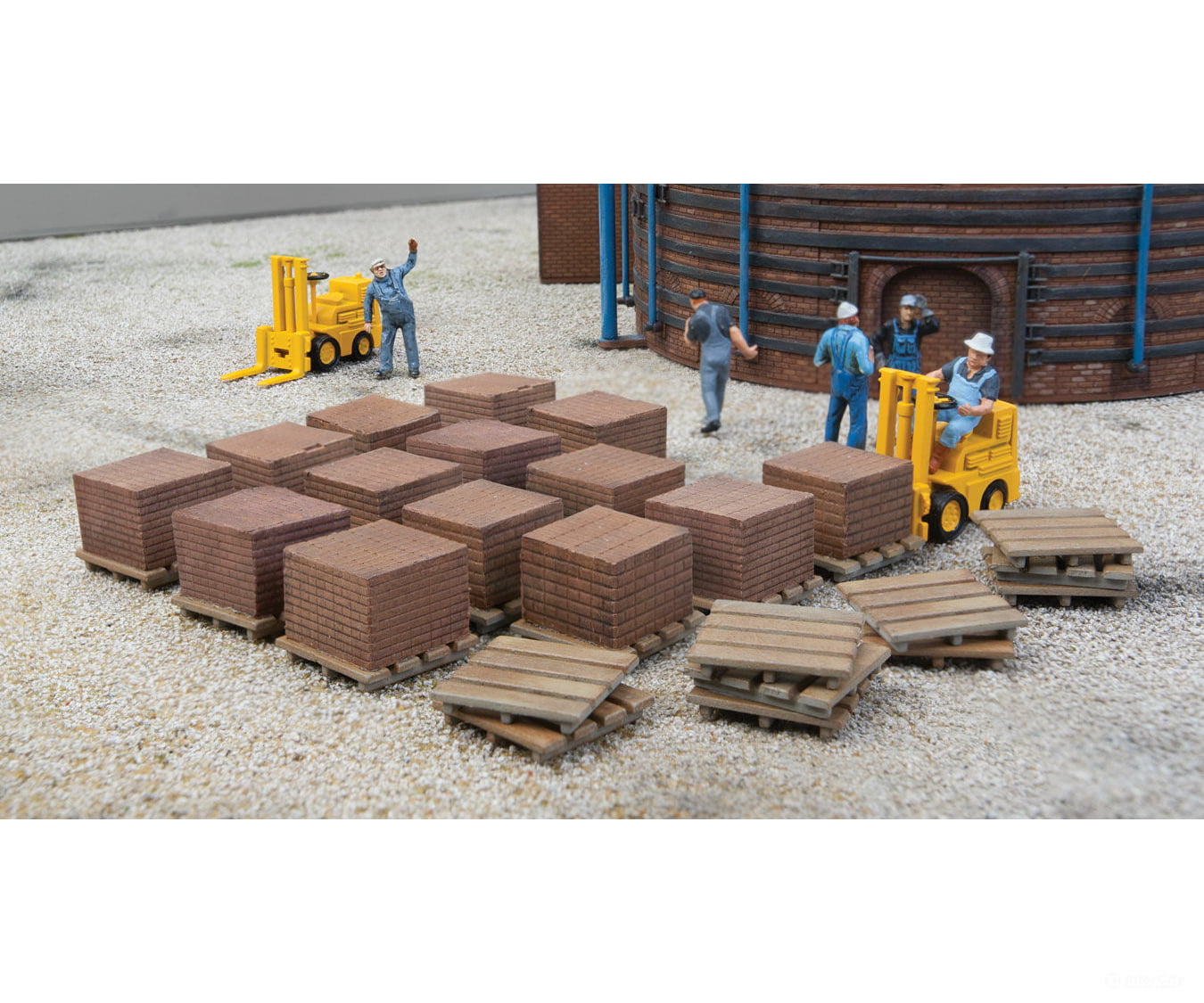 Walthers Cornerstone Ho 4103 Brick Stacks -- Kit - 1/2 X 11/32’ 1.2 0.8Cm Scenery Details