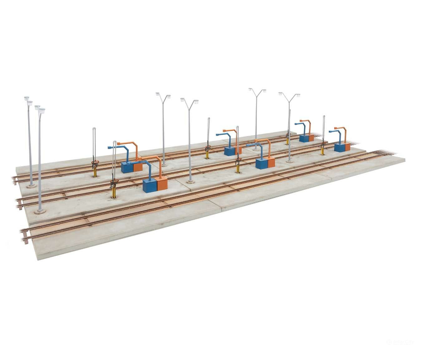Walthers Cornerstone Ho 4161 Modern Diesel Service Fueling Facility -- Kit - 10 X 20-5/8 4-3/8 (Over