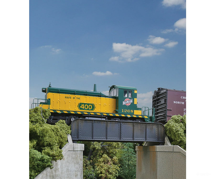 Walthers Cornerstone Ho 4500 30 Single-Track Railroad Through Girder Bridge -- Kit - 4-7/32 X 2-3/8