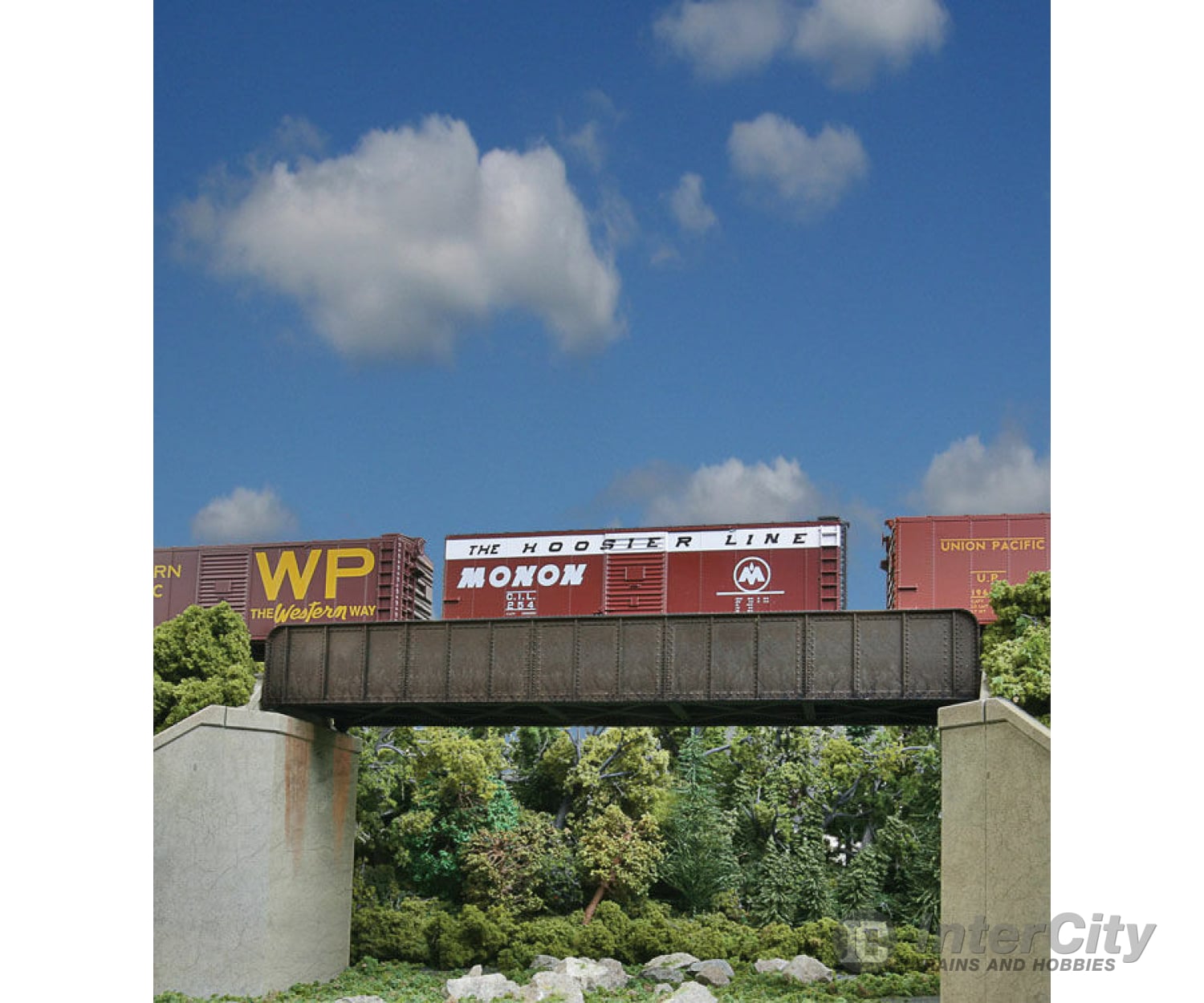 Walthers Cornerstone Ho 4502 70 Single-Track Railroad Through Girder Bridge -- Kit - 9-3/4 X 2-3/8