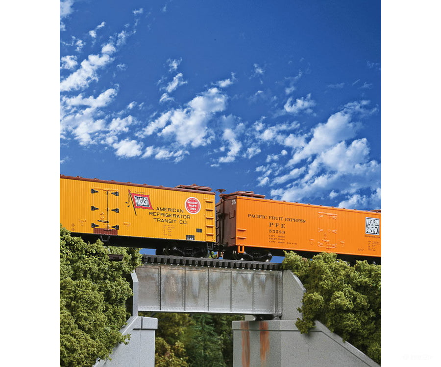 Walthers Cornerstone Ho 4505 30 Single-Track Railroad Deck Girder Bridge -- Standard Level Kit