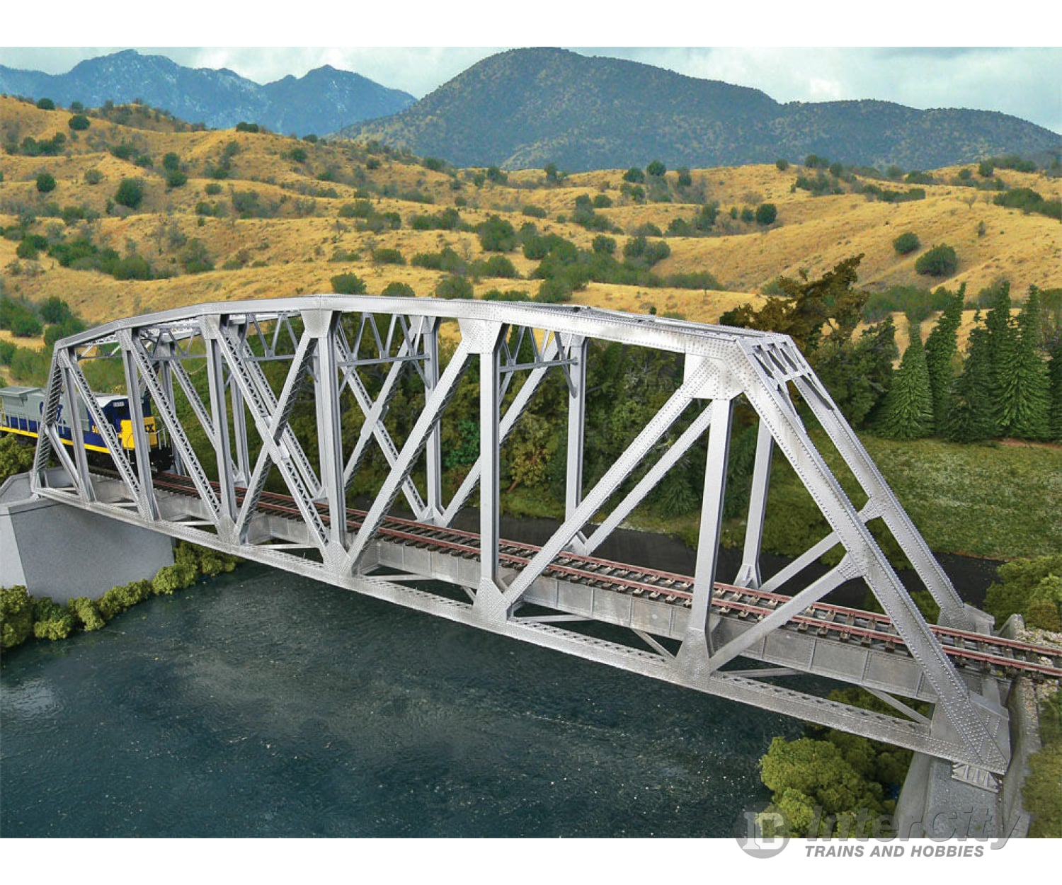 Walthers Cornerstone Ho 4521 Arched Pratt Truss Railroad Bridge -- Single-Track - Kit 23 X 3-1/16