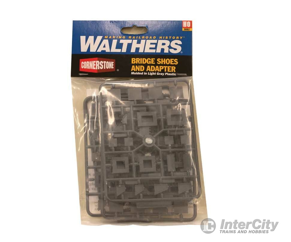 Walthers Cornerstone Ho 4559 Bridge Shoes And Adapters Assortment -- Kit Tunnels & Bridges