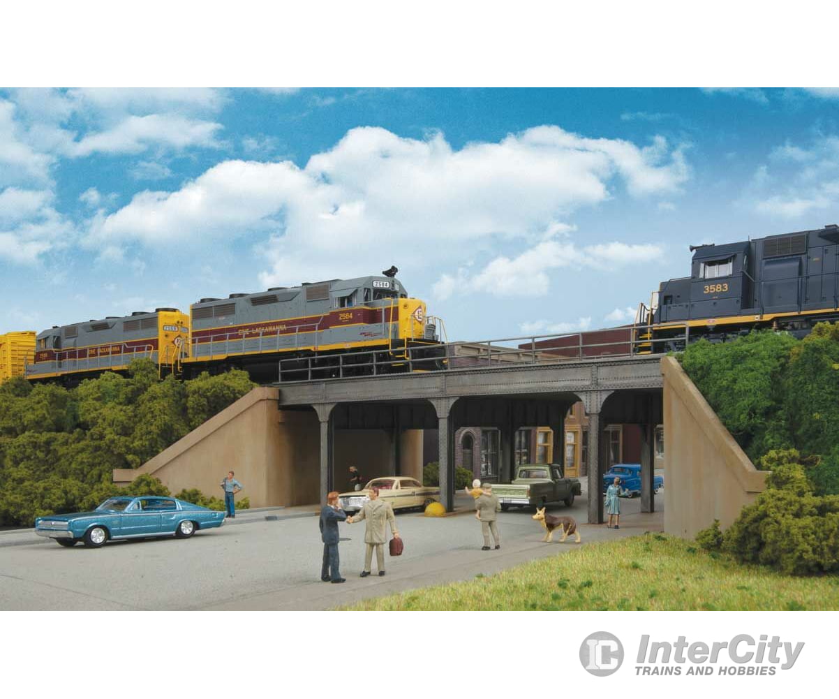 Walthers Cornerstone Ho 4561 Urban Steel Overpass -- Kit Tunnels & Bridges