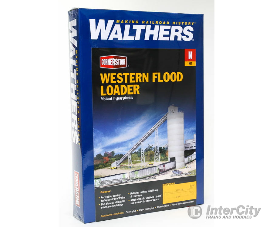 Walthers Cornerstone N 3247 Western Flood Loader -- Kit - 16 X 2-7/16 9-5/8 42.5 6.1 24.4Cm