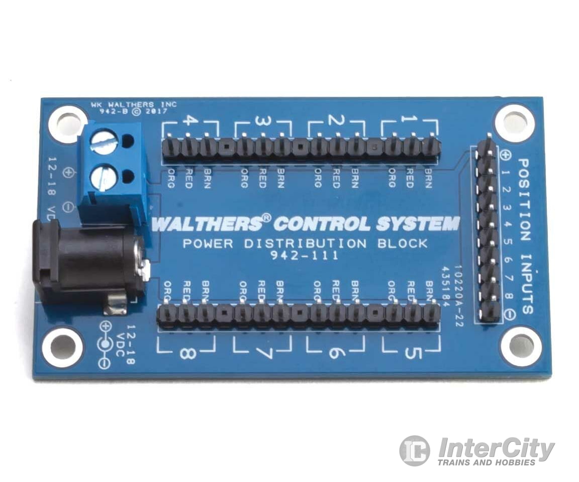 Walthers Electrical 111 Layout Control System -- Distribution Block Track Accessories