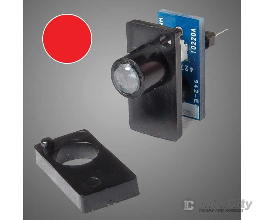 Walthers Electrical 156 Single Color Led Fascia Indicator - Layout Control System -- Red Track