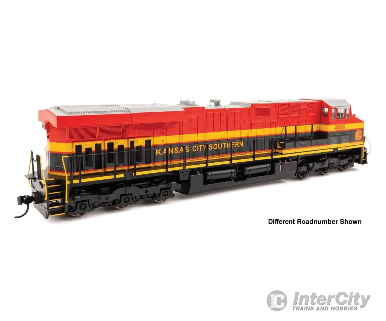 Walthers HO 10220 GE ES44AC Evolution Series GEVO - Standard DC - Kansas City Southern #4836 Locomotives
