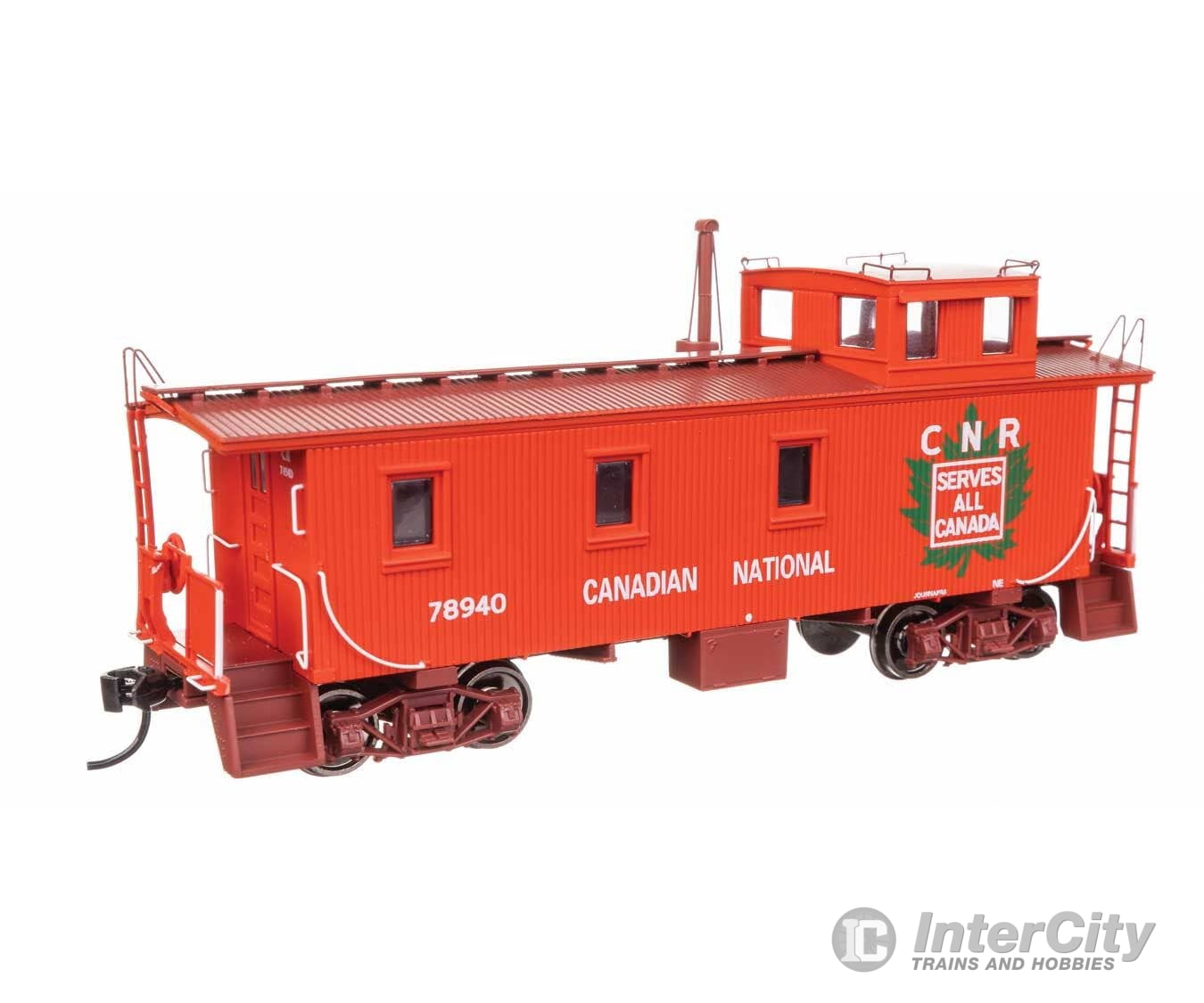 Walthers HO 103257 30’ GTW Style Wood Caboose with Offset Coupola - Ready To Run - Canadian National #78940 Freight Cars