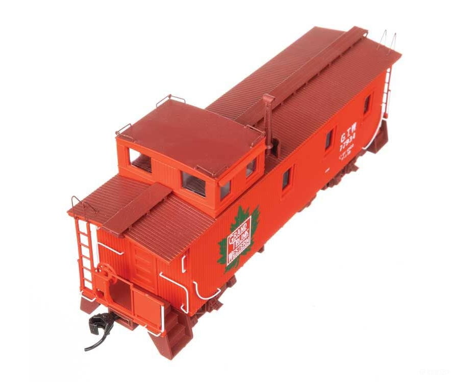 Walthers HO 103261 30’ GTW Style Wood Caboose with Offset Coupola - Ready To Run - Grand Trunk Western (Early) #77934