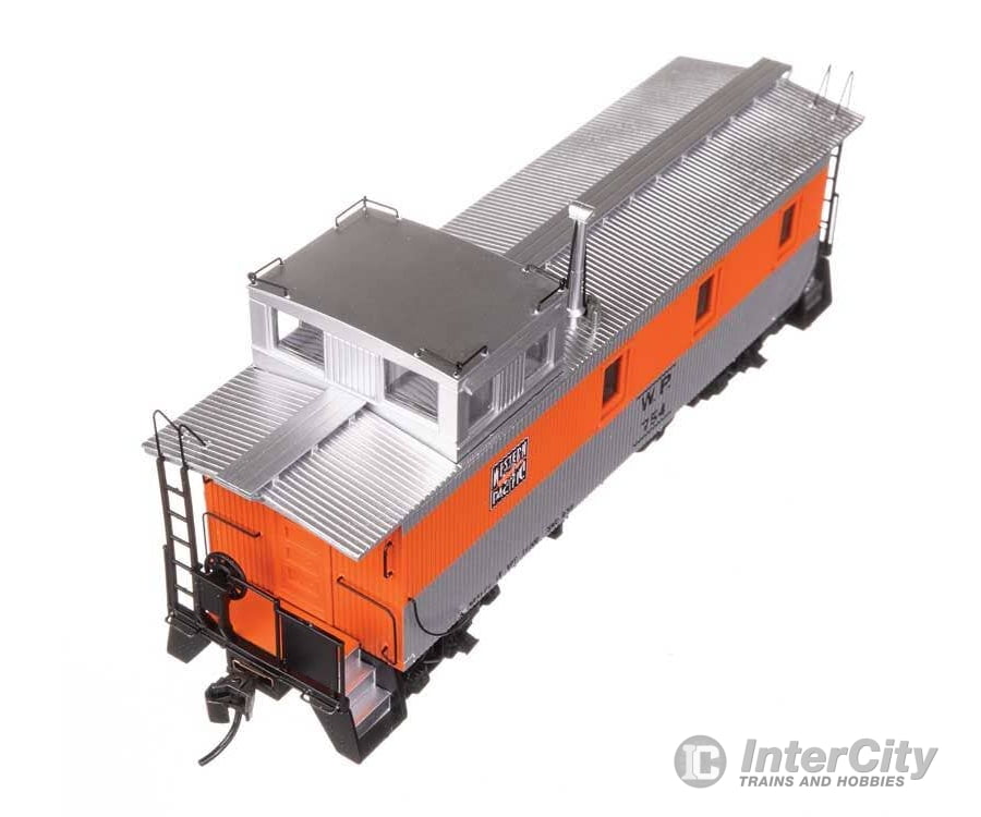 Walthers HO 103266 30’ GTW Style Wood Caboose with Offset Coupola - Ready To Run - Western Pacific(TM) #754 Freight Cars