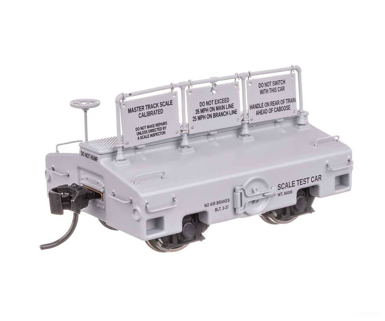 Walthers HO 105307 Scale Test Car - Data Only (gray) - Freight Cars