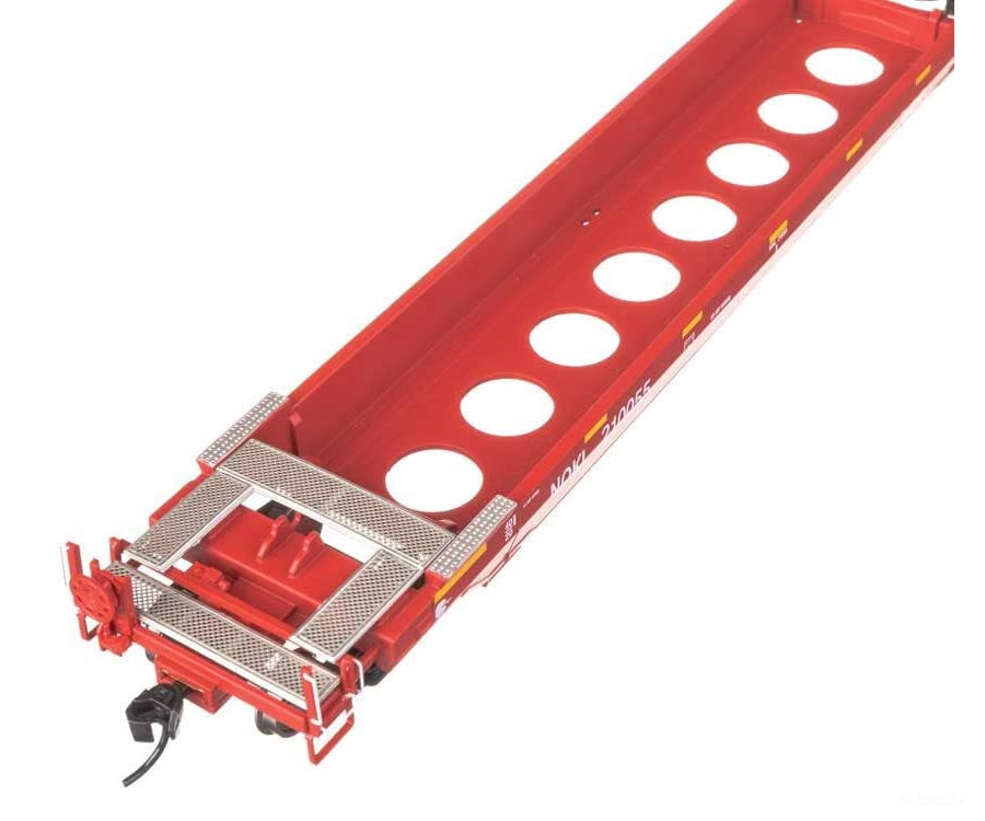 Walthers HO 109135 Gunderson Rebuilt All-Purpose 40’ Well Car - Ready-To-Run - Northwestern Oklahoma Railroad (red)