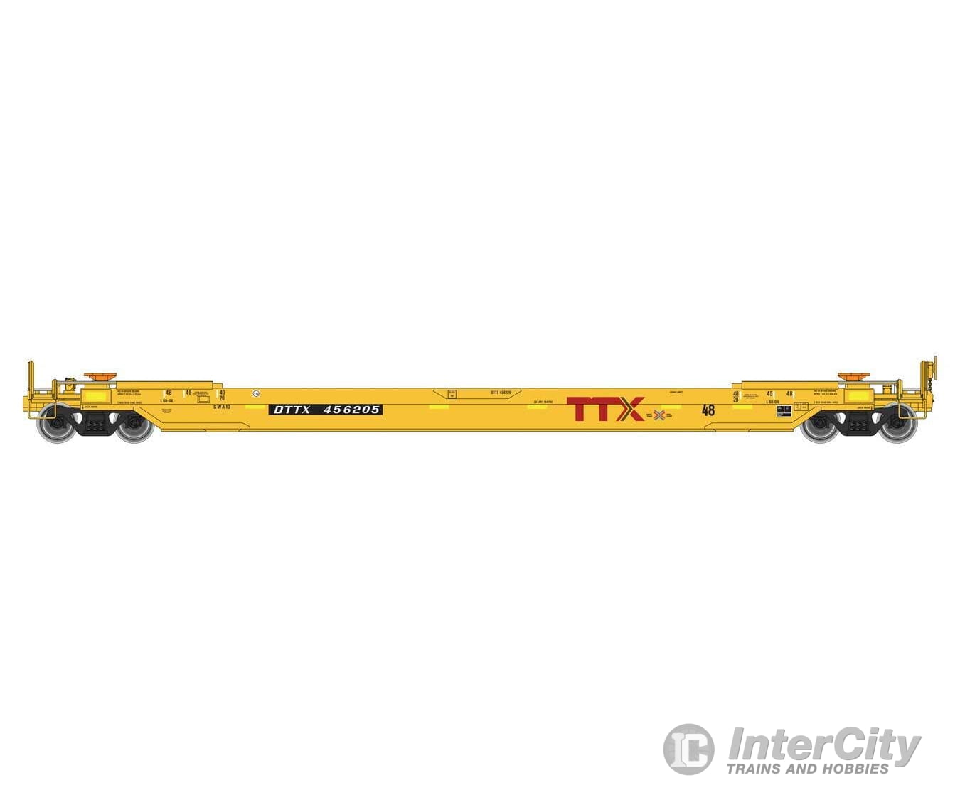 Walthers HO 109223 Gunderson As-Built All-Purpose 48’ Well Car - TTX #456205 Freight Cars