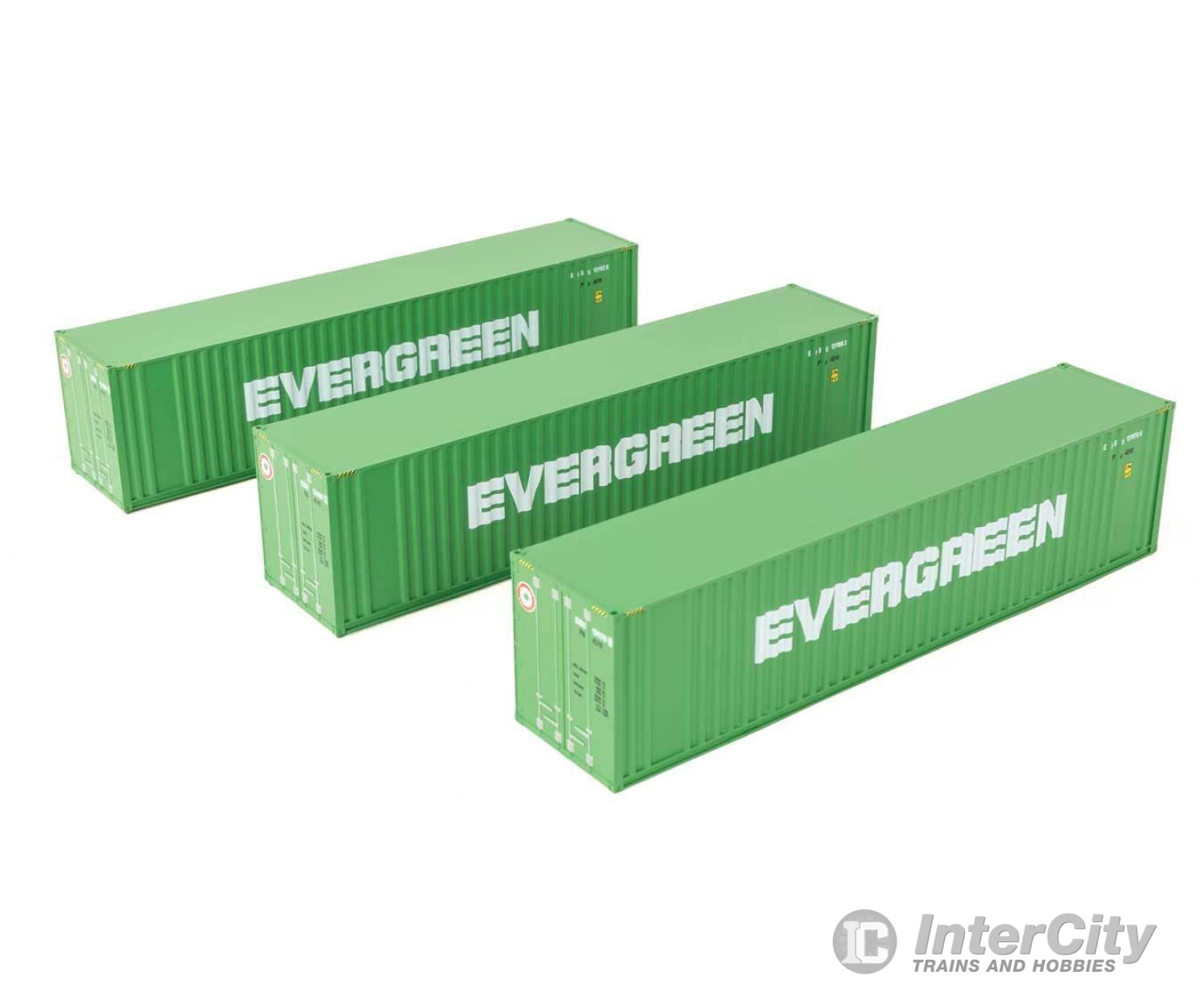 Walthers HO 18200 40’ Flat Panel Container - 3-Pack - Evergreen Freight Loads & Containers