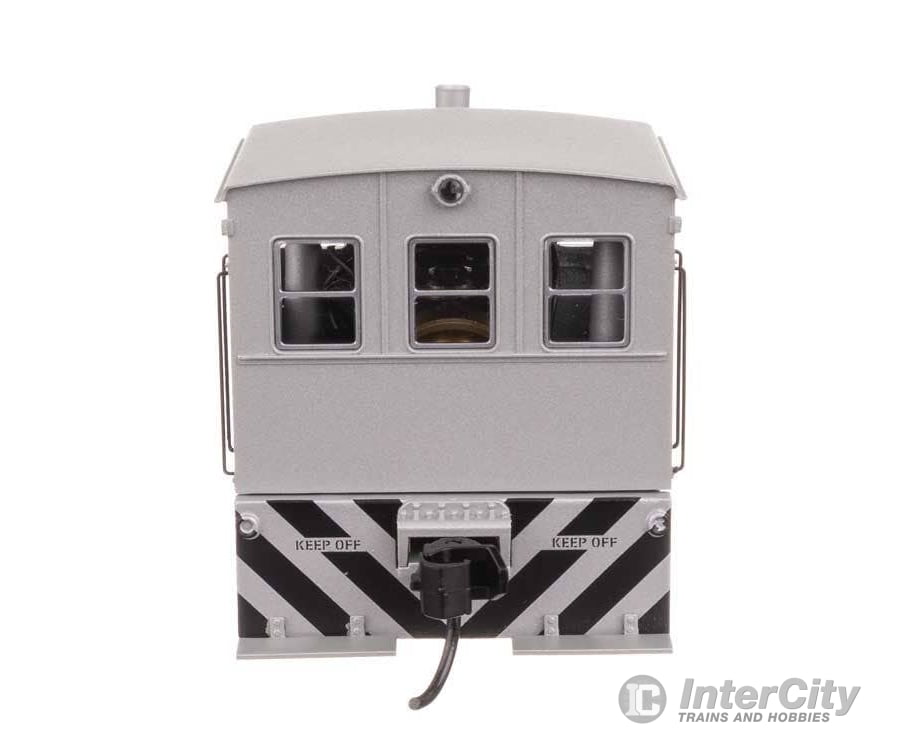 Walthers HO 20018 Plymouth ML-8 Industrial Switcher - DCC only - Silver with Black Stripes Locomotives