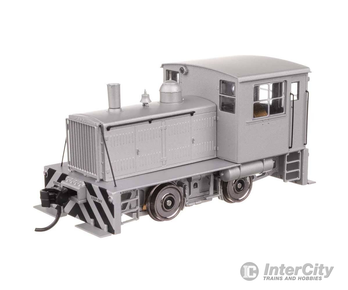 Walthers HO 20018 Plymouth ML-8 Industrial Switcher - DCC only - Silver with Black Stripes Locomotives