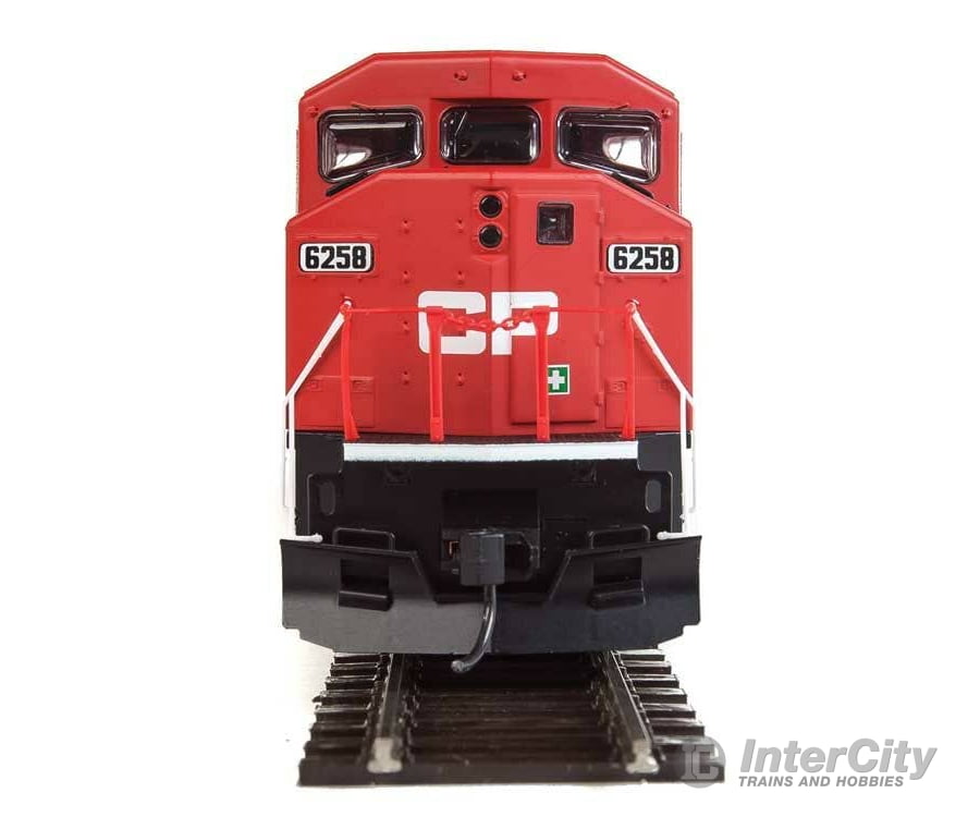 Walthers HO 20305 EMD SD60M with 3-Piece Windshield - ESU(R) Sound & DCC - Canadian Pacific #6258 (red white black)