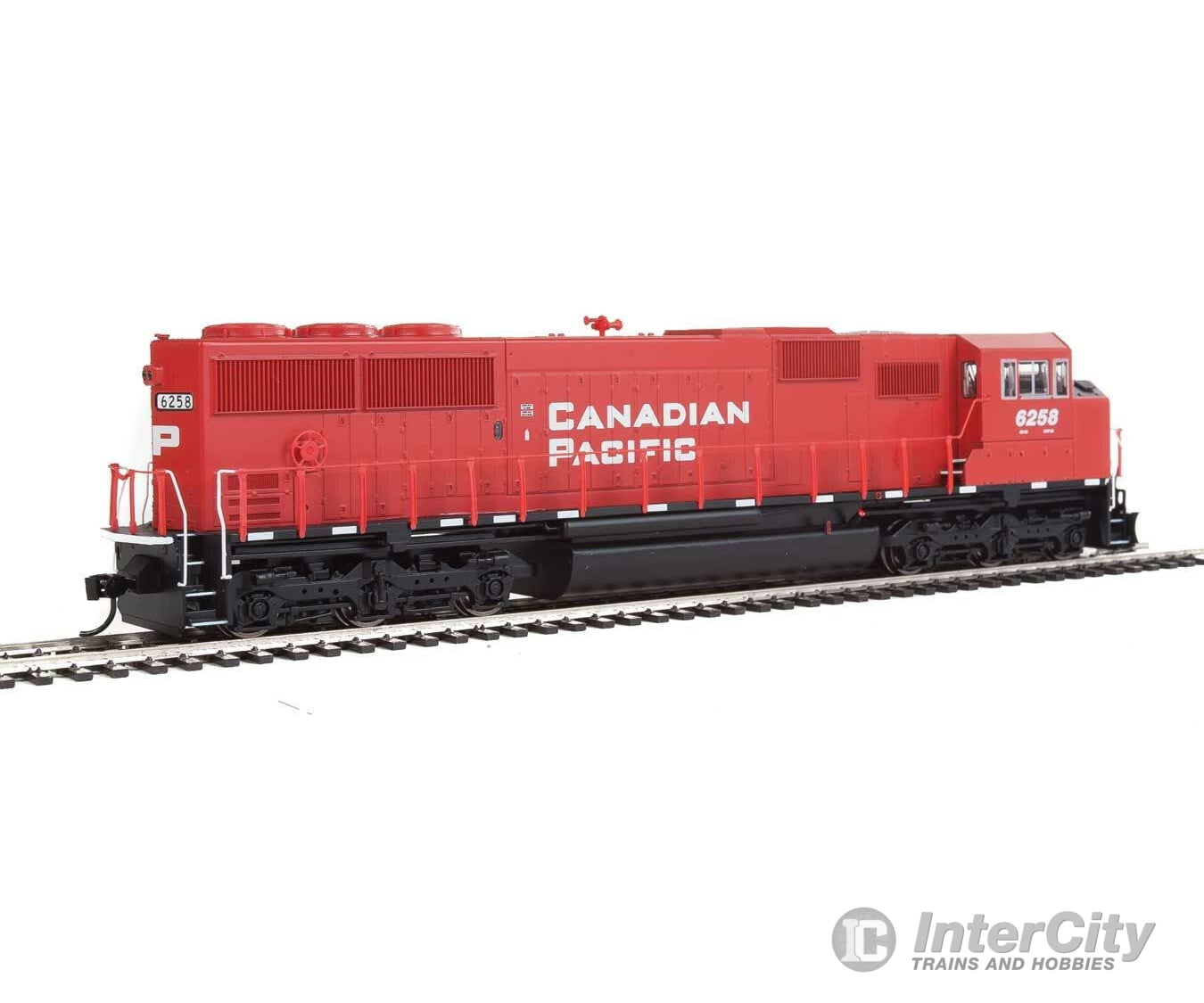 Walthers HO 20305 EMD SD60M with 3-Piece Windshield - ESU(R) Sound & DCC - Canadian Pacific #6258 (red white black)