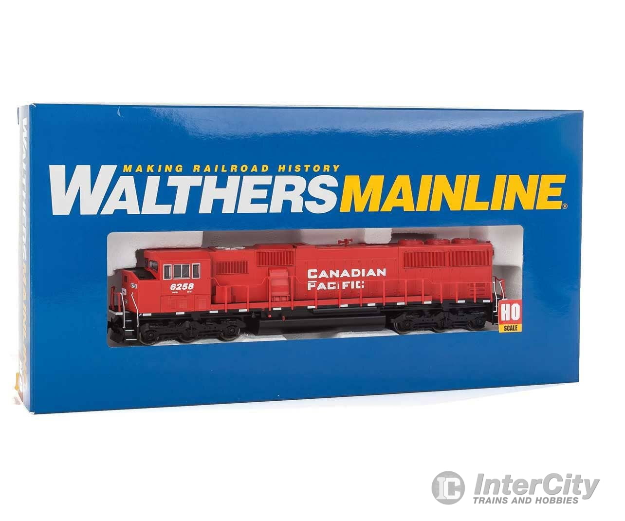 Walthers HO 20305 EMD SD60M with 3-Piece Windshield - ESU(R) Sound & DCC - Canadian Pacific #6258 (red white black)