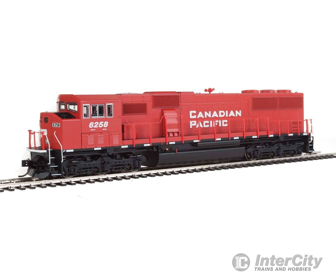 Walthers HO 20305 EMD SD60M with 3-Piece Windshield - ESU(R) Sound & DCC - Canadian Pacific #6258 (red white black)