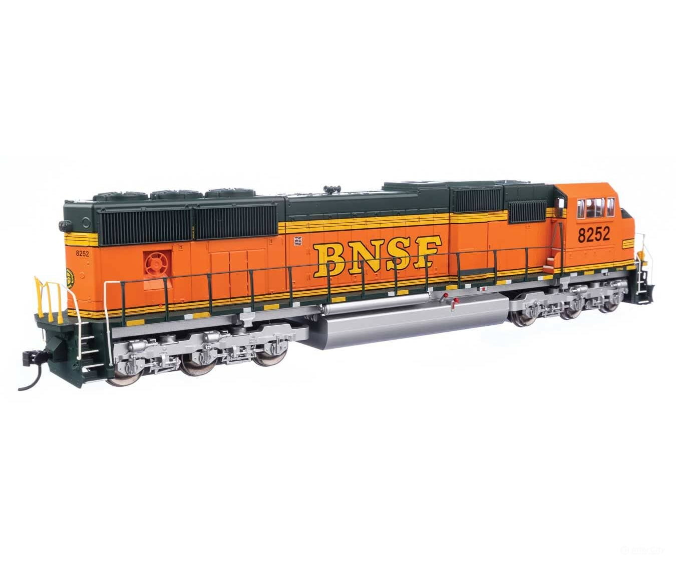 Walthers Ho 21003 Emd Sd75M - Esu(R) Sound & Dcc Bnsf Railway #8252 (Orange Black Green Silver;